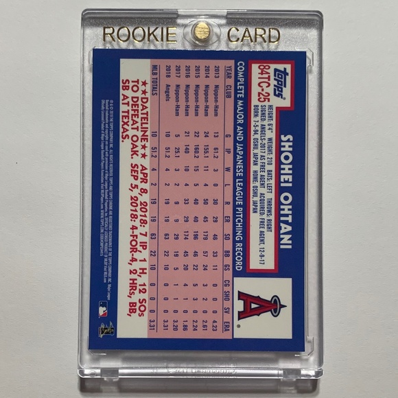 🔥💥📈2019 SHOHEI OHTANI BASEBALL CARD • TOPPS CHROME REFRACTOR SP - Picture 7 of 7